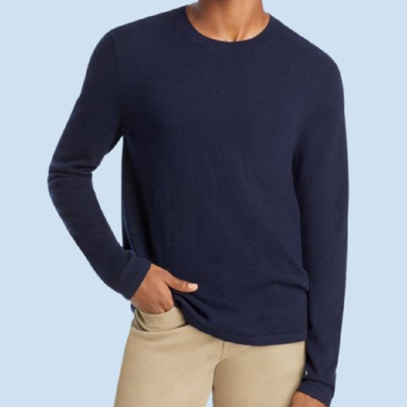 Bloomingdale's Other - HOLD   Bloomingdale's Cashmere CREWNECK Sweater Navy L